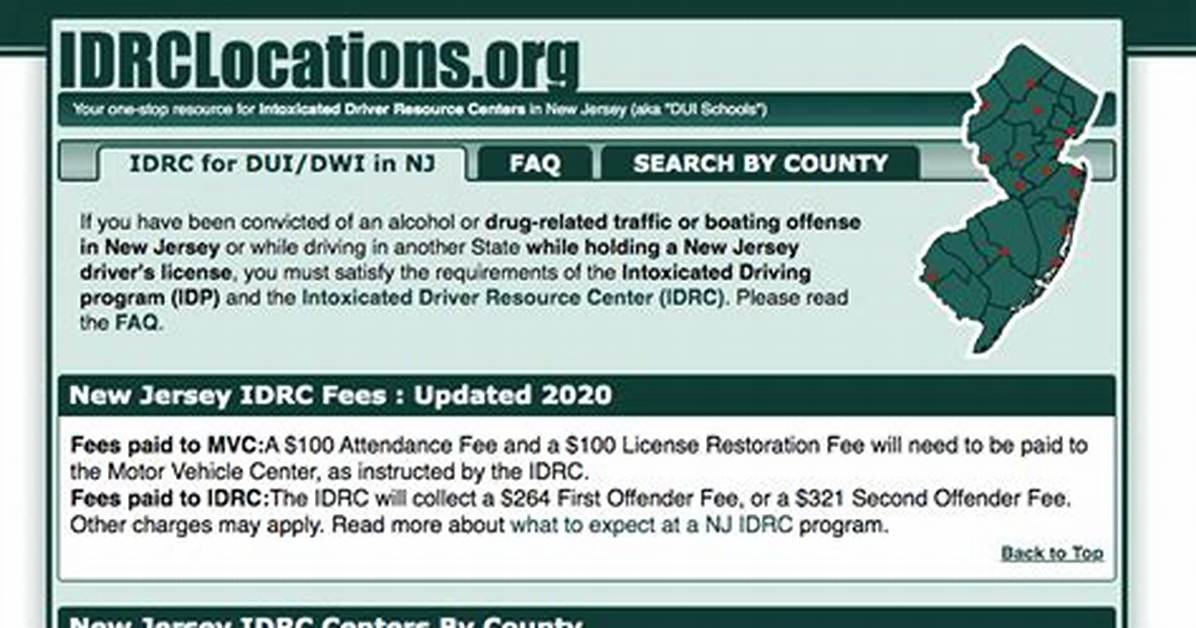 Idrc Nj