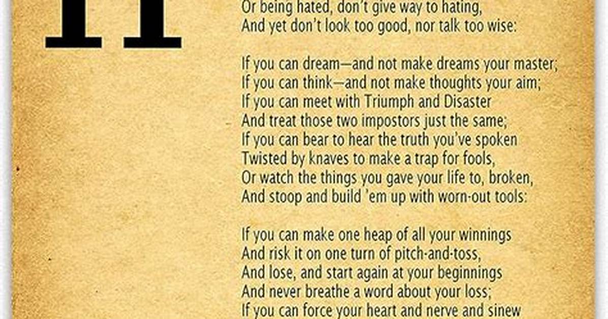 If Poem