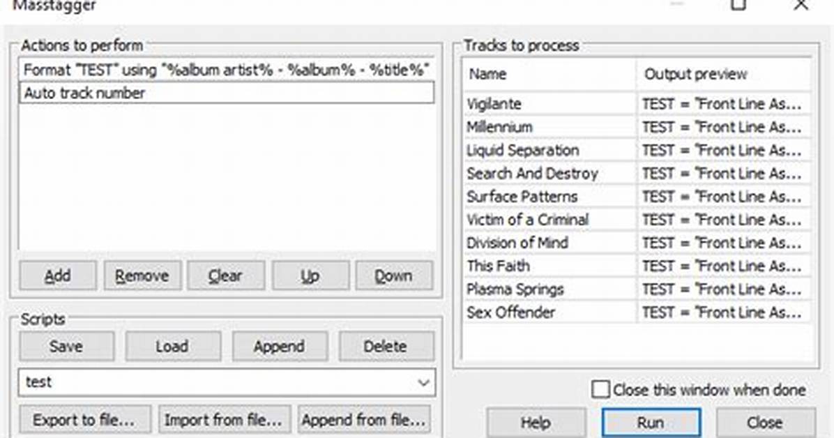 If Statement in Foobar2000 Tag Scripting