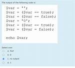 If Var == False