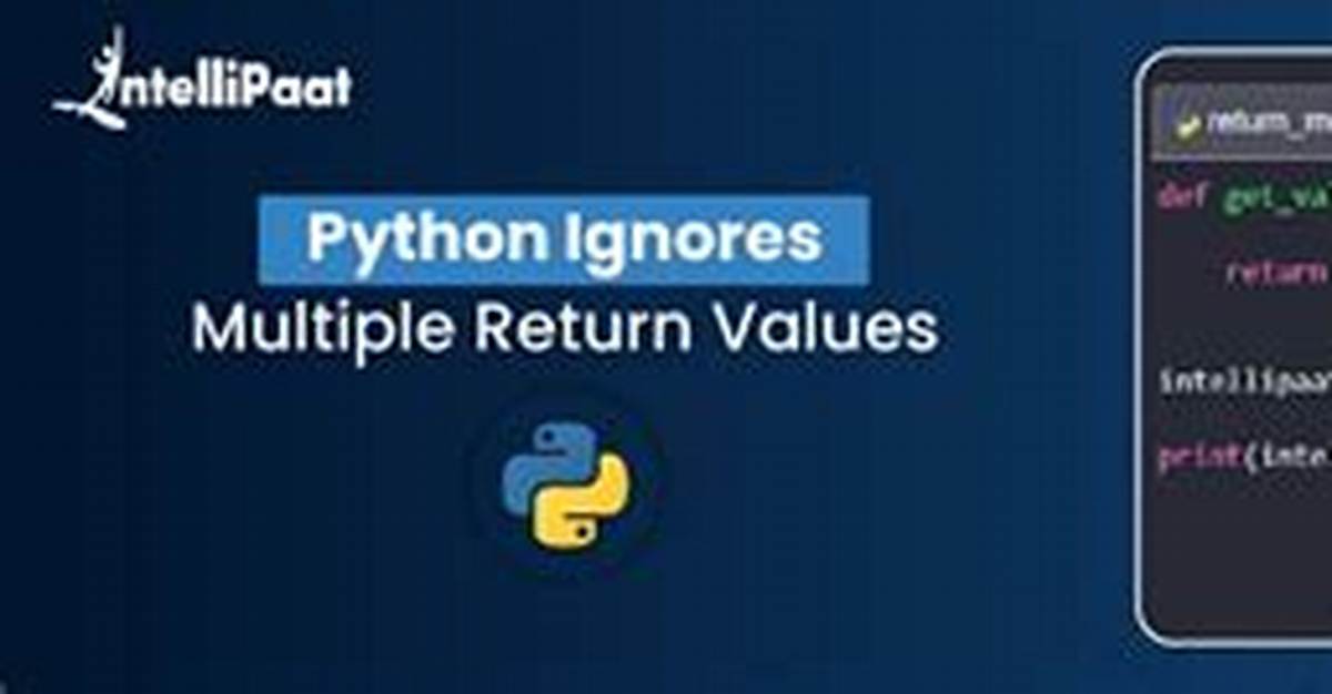 Ignore Python Multiple Return Value