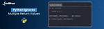Ignore Python Multiple Return Value