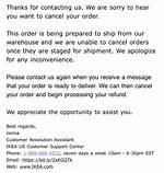Ikea Cancel Order