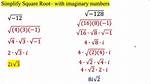Imaginary Fraction Square Root?