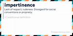 Impertinence