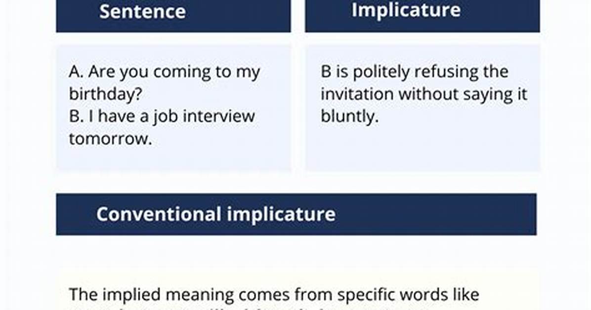 Implicature