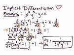 Implicit Derivative with Three Variable