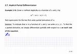 Implicit Second Derivatives Using Partial Derivatives