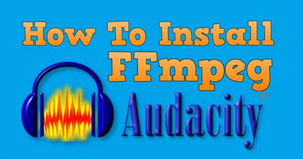 Import Ffmpeg into Audacity