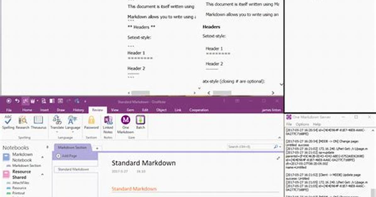 Import Markdown to Onenote