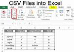 Importing Csv Files into Excel Using a Macro