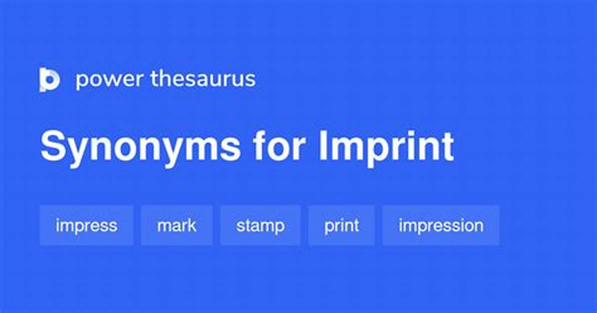Imprint Synonym
