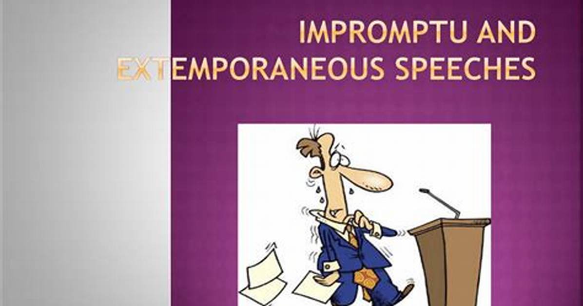 Impromptu Definition