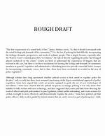 Improve the Rough Draft Of