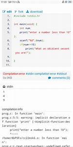 In a Compilation Error?