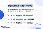 In a Deductive Manner?