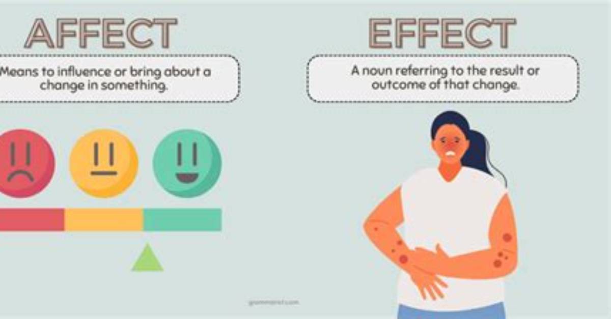 In Affect or Effect?