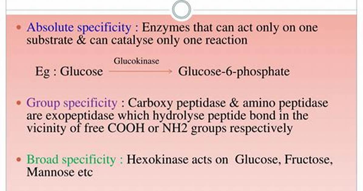 In Broad Substrate Specificity?