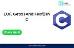 In C When Getc() Function Returns Eof?