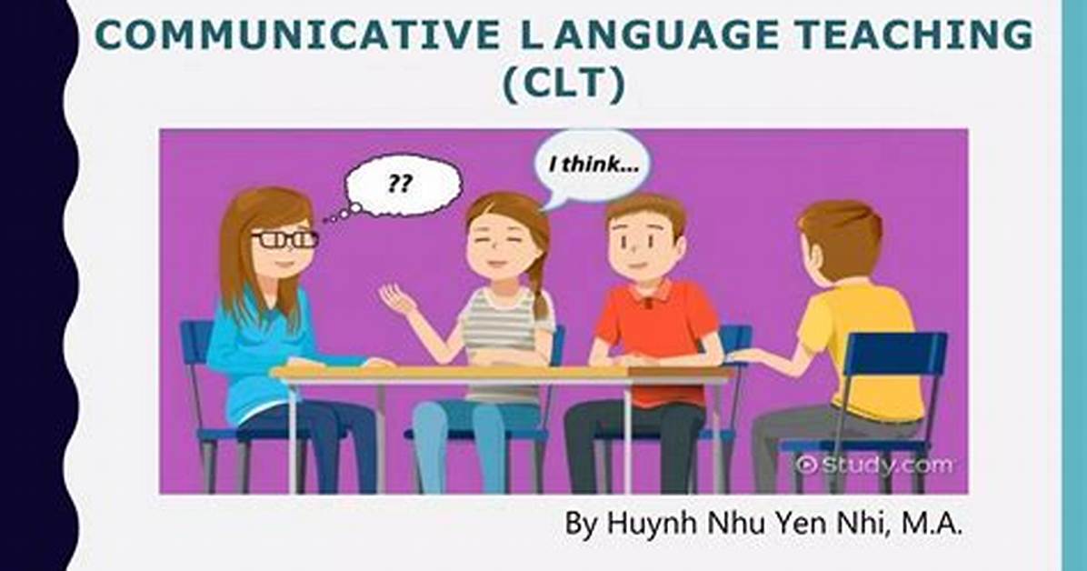 In Communicative Language Teaching?