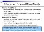 In External Style Sheets?
