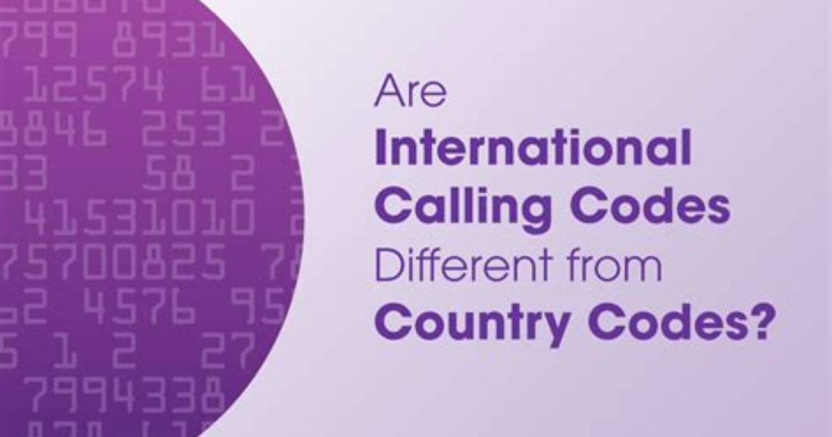In International Dialling Code?