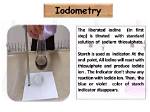 In Iodometry Endpoint Is?