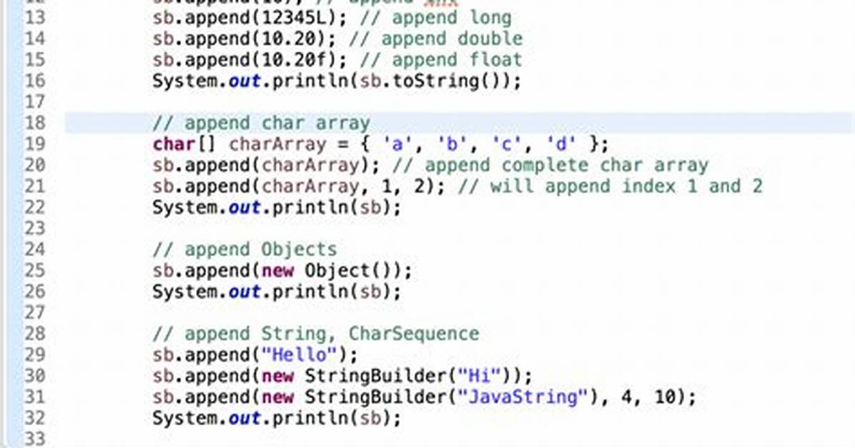 In Java, How to Append a String More Efficiently? [Duplicate]