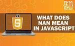 In Java, What Does Nan Mean?