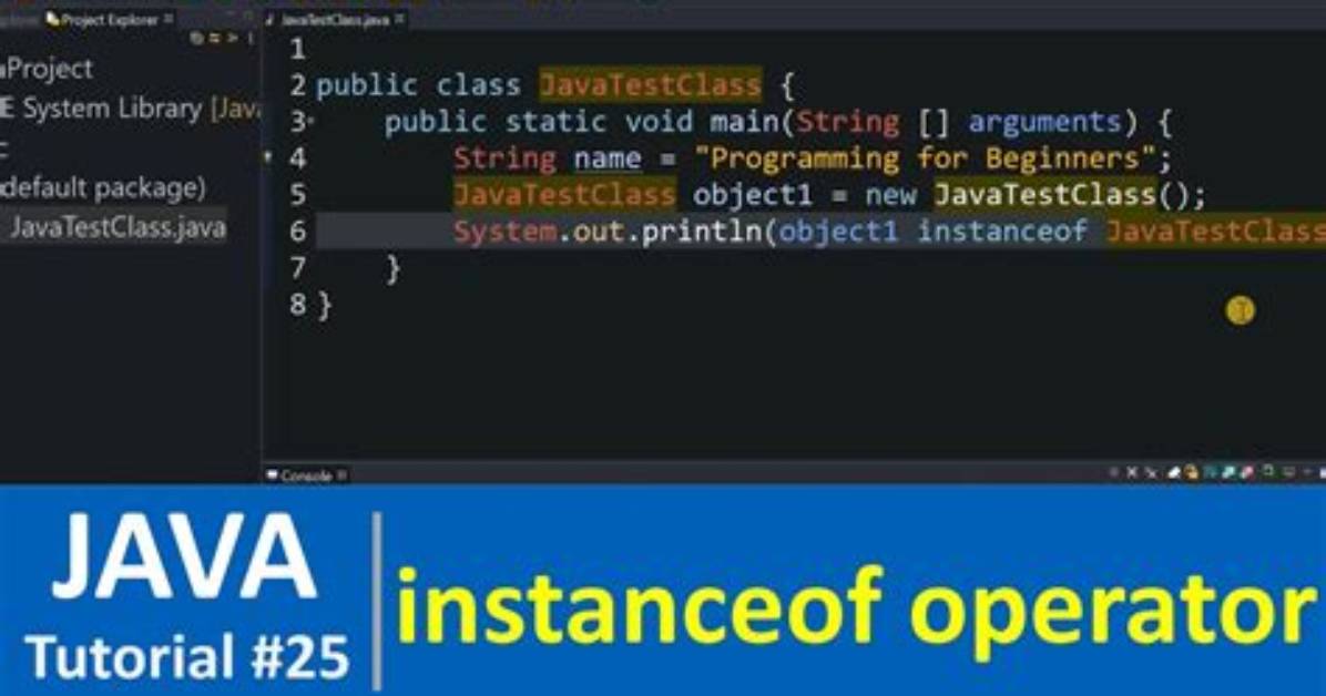 In Java, Why Is Instanceof a Keyword and Not a Method?