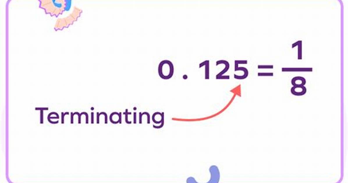 In Math What Does Terminating Mean?
