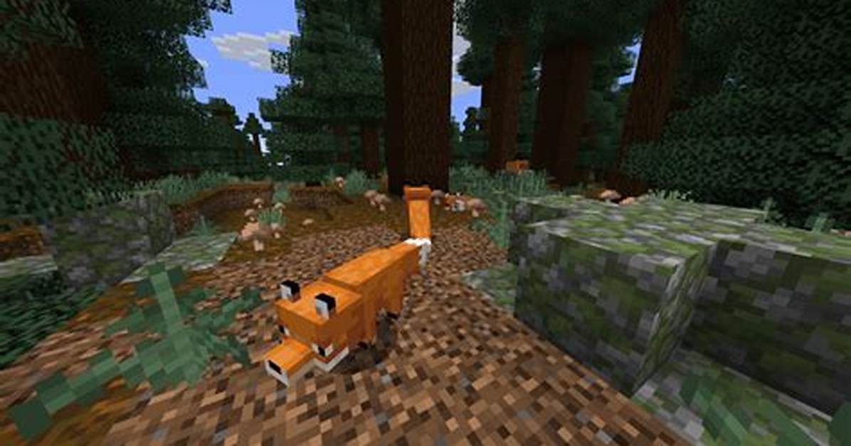 In Minecraft Where Do Foxes Spawn?
