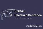 In Pertain to Example?