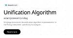In Prolog Unification Algorithm?