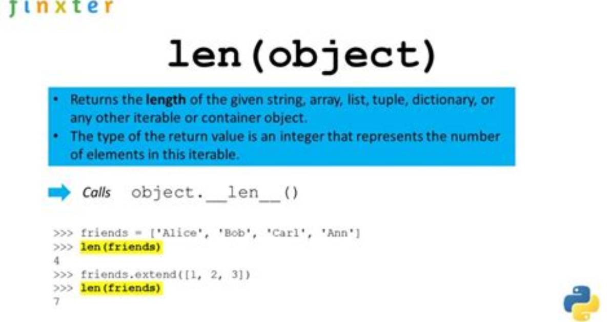 In Python What Is Len?