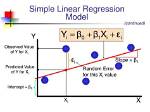 In Simple Linear Regression?
