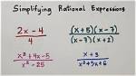 In Simplifying a Rational Algebraic Expression?