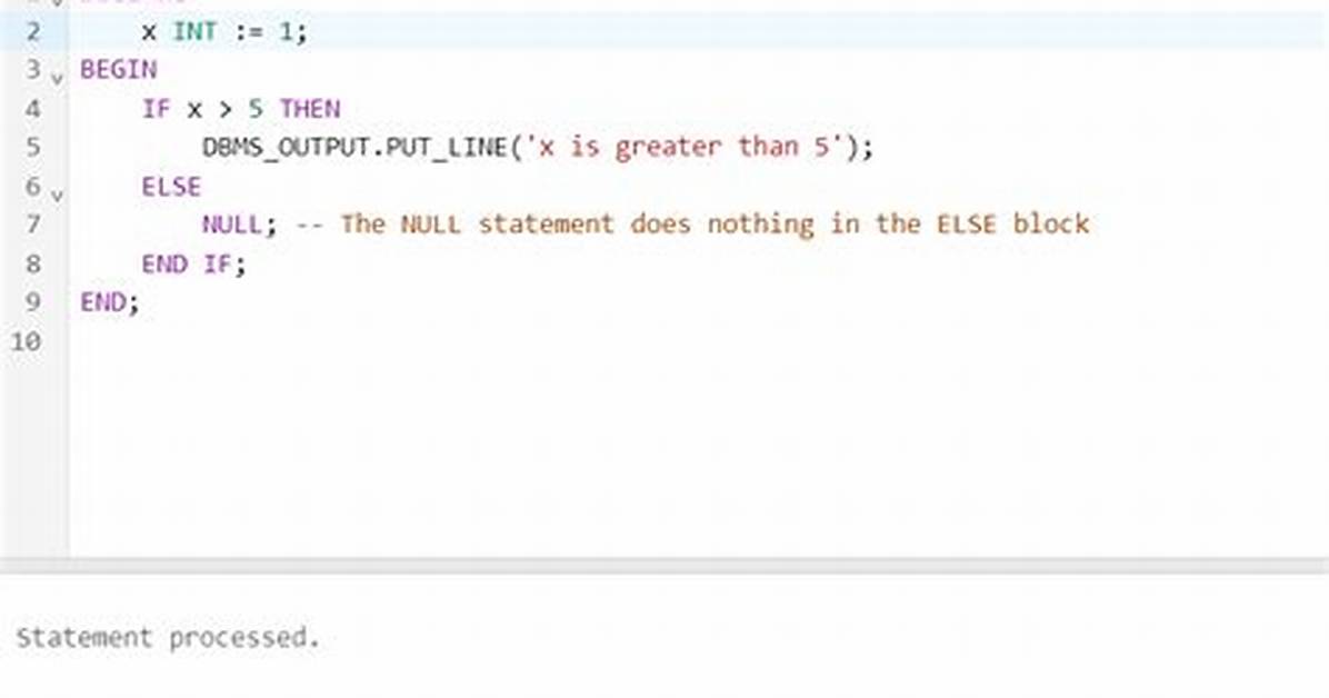 In Sql the Statement 10/Null Evaluates to?