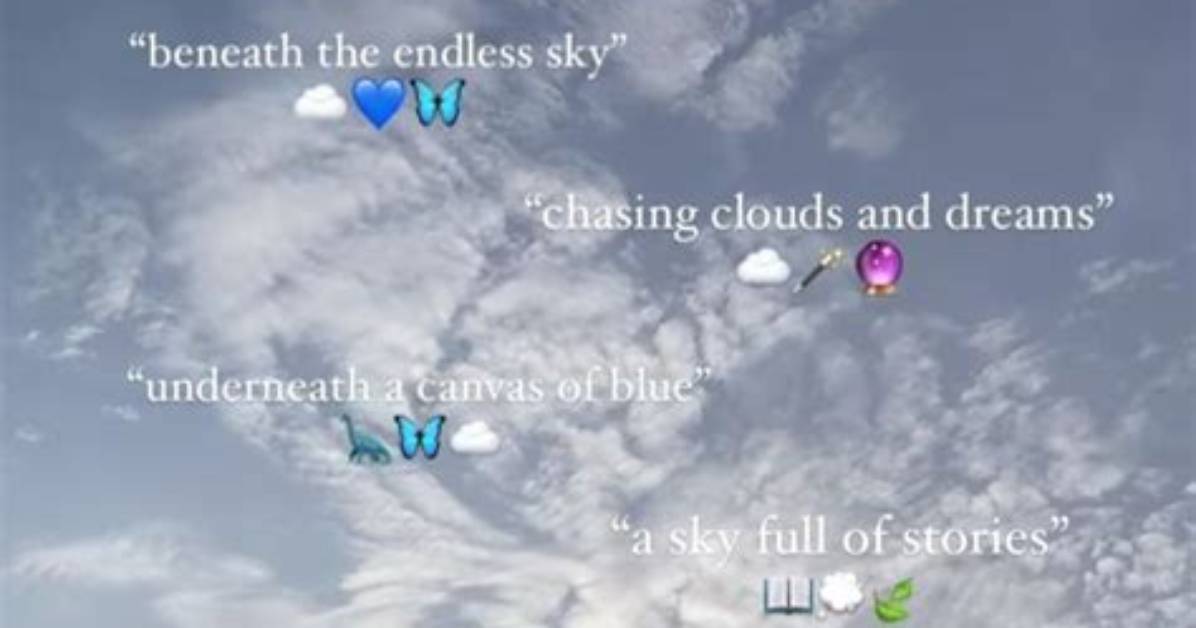 In the Clouds Caption?