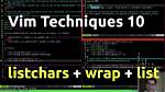 In Vim Line Wrap?