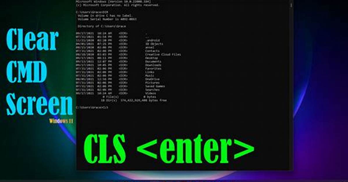 Include Clear Command in Cmd