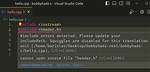 #Include Errors Detected in Vscode