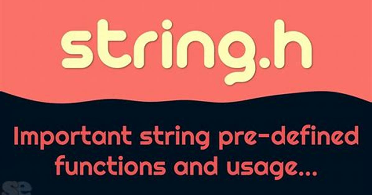 Include String or String. H