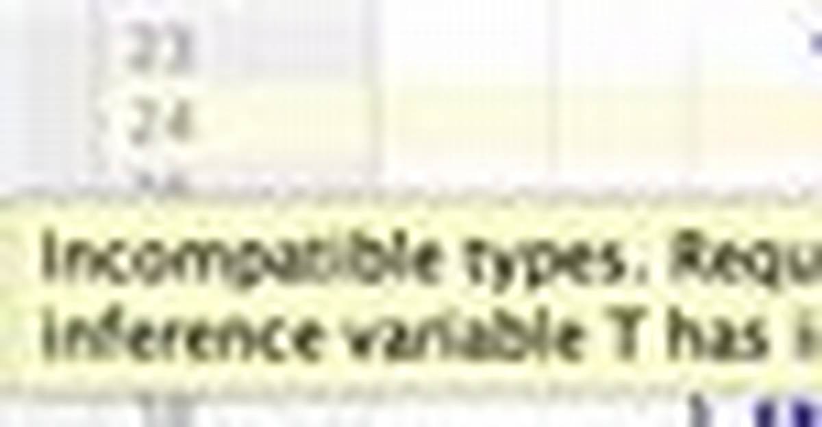 Incompatible Types: Inference Variable T Has Incompatible Bounds [Duplicate]