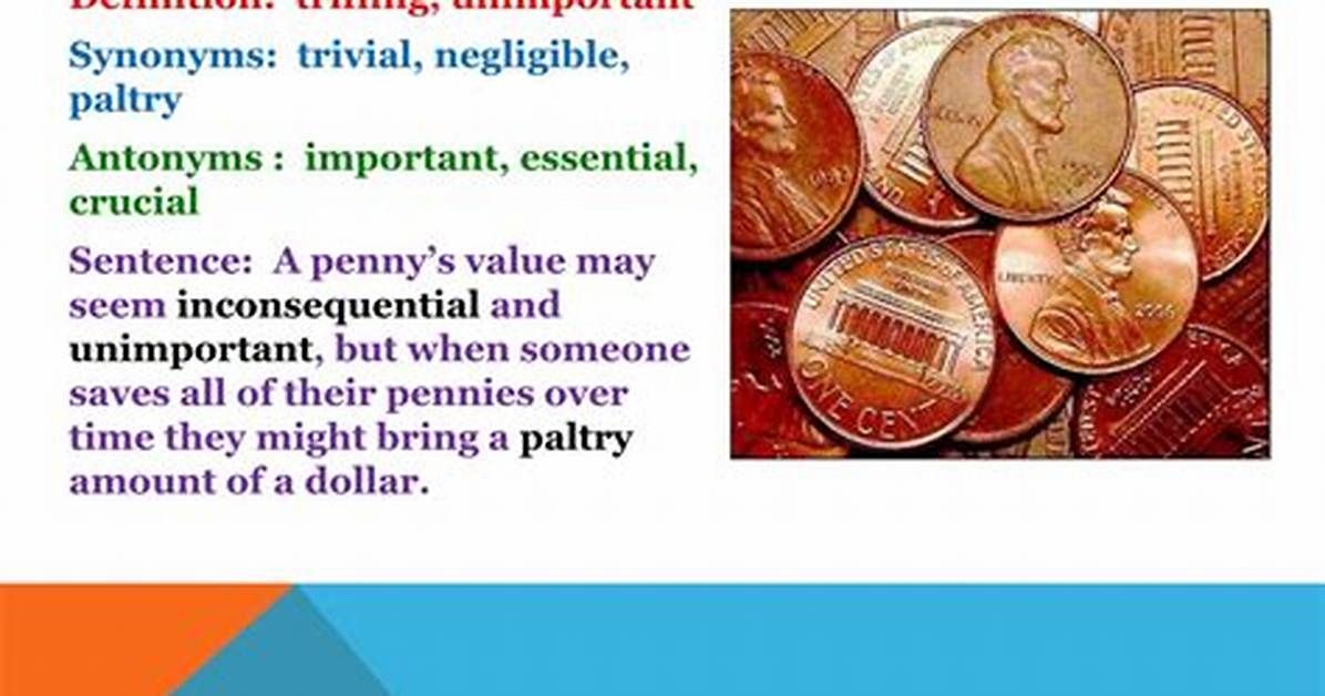 Inconsequential Definition