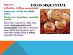 Inconsequential Definition
