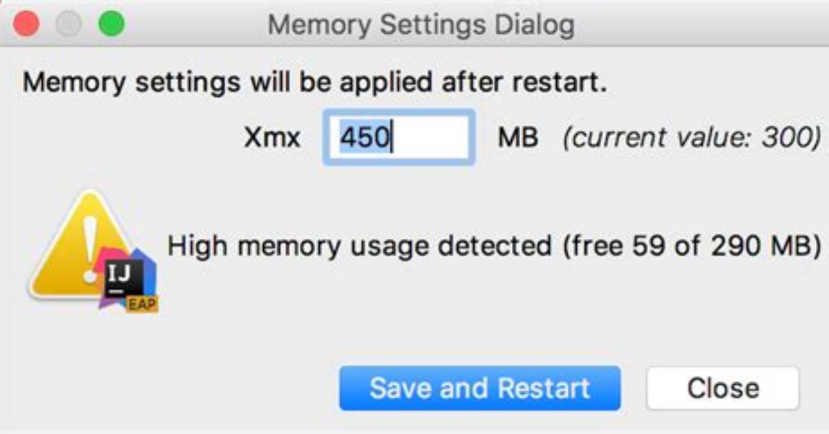 Increase Intellij Memory