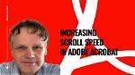 Increasing Scroll Speed