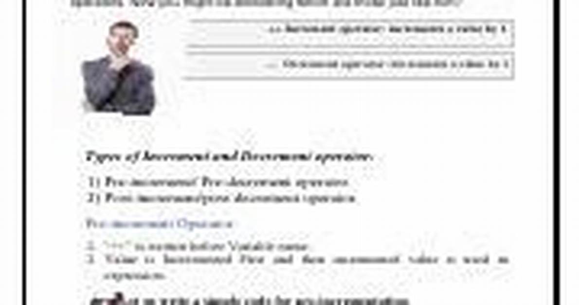 Incrementation and Decrementation in Java?