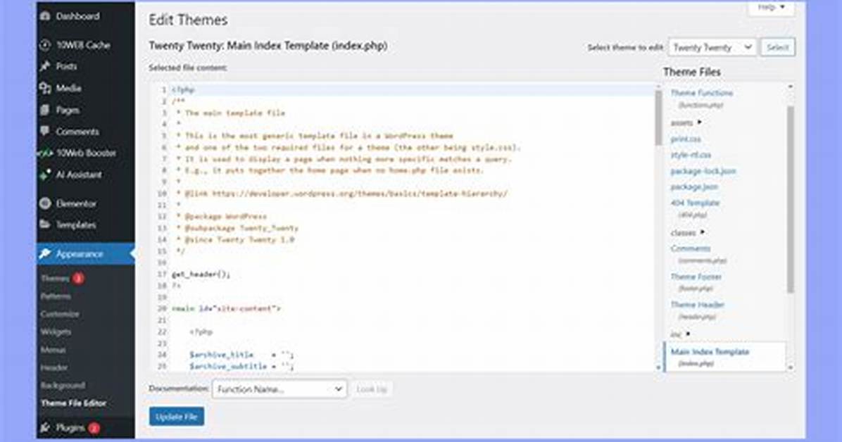 Index. Php in Uploads Directory - Wordpress